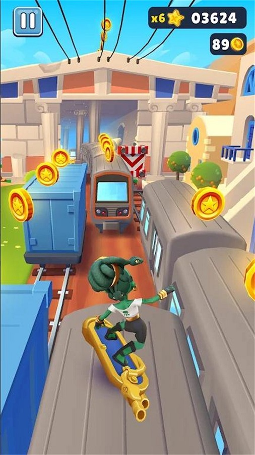 SubwaySurf 雪地版截图1