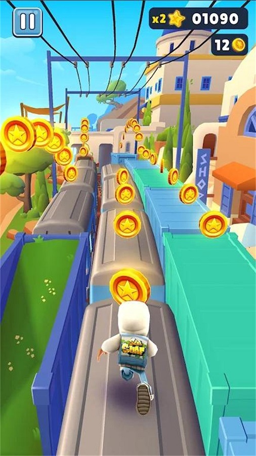 Subwaysurf 无限跳跃版截图3